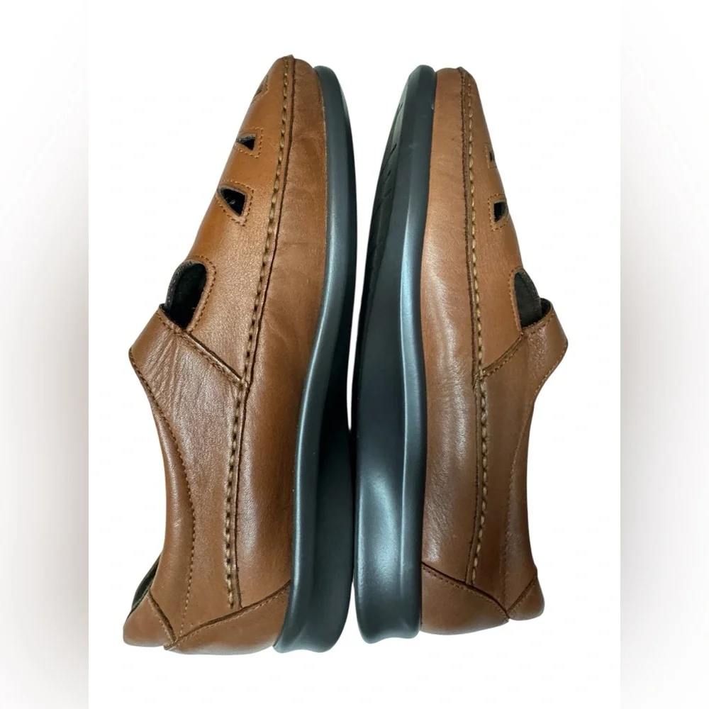 SAS Tripad Comfort Roamer Women's 9 Chestnut Brown Leather Mary Jane Shoes USA
